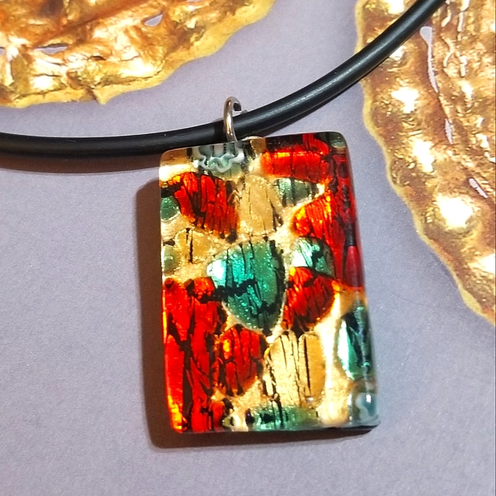 VTG Vetro De Murano Glass Made In Italy Necklace - Picture 4 of 5
